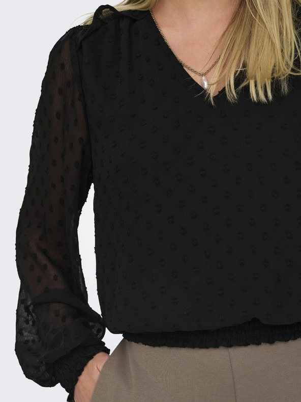 ONLY Černá dámská halenka ONLY Elmira