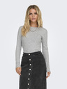 ONLY Světle šedé dámské tričko ONLY Riley