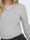 ONLY Světle šedé dámské tričko ONLY Riley