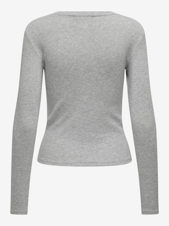 ONLY Světle šedé dámské tričko ONLY Riley