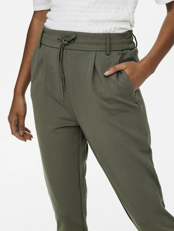 ONLY Khaki  dámské kalhoty ONLY Poptrash