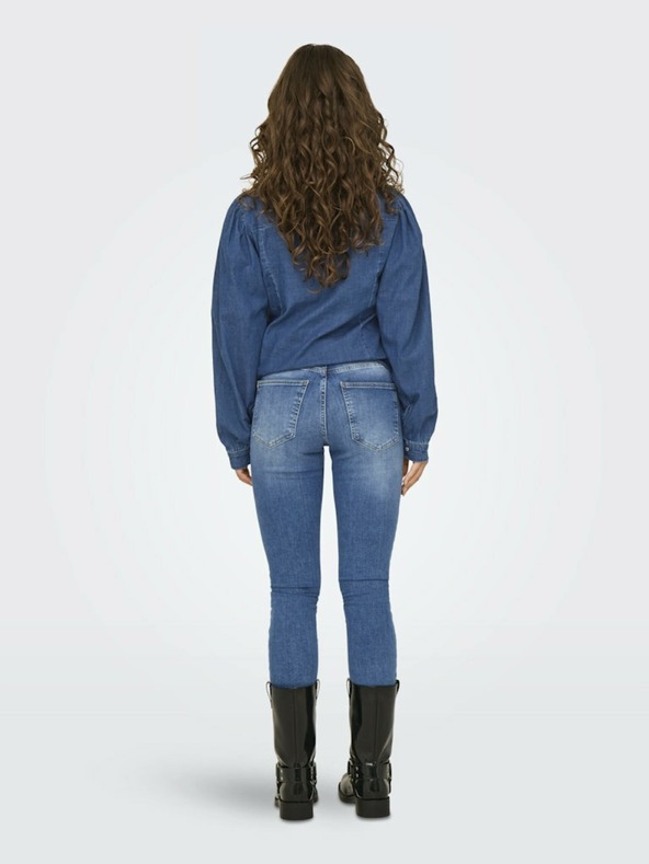 ONLY Modré dámské skinny džíny ONLY Forever