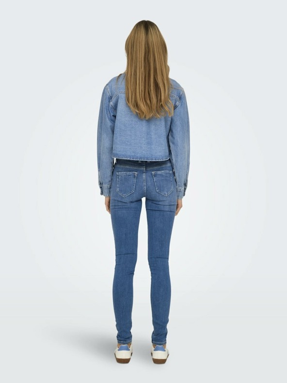 ONLY Modré dámské skinny fit džíny ONLY Blush