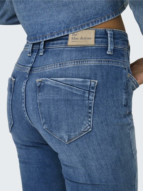 ONLY Modré dámské skinny fit džíny ONLY Blush