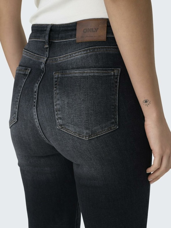 ONLY Černé dámské straight fit džíny ONLY Emily