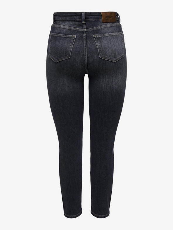 ONLY Černé dámské straight fit džíny ONLY Emily