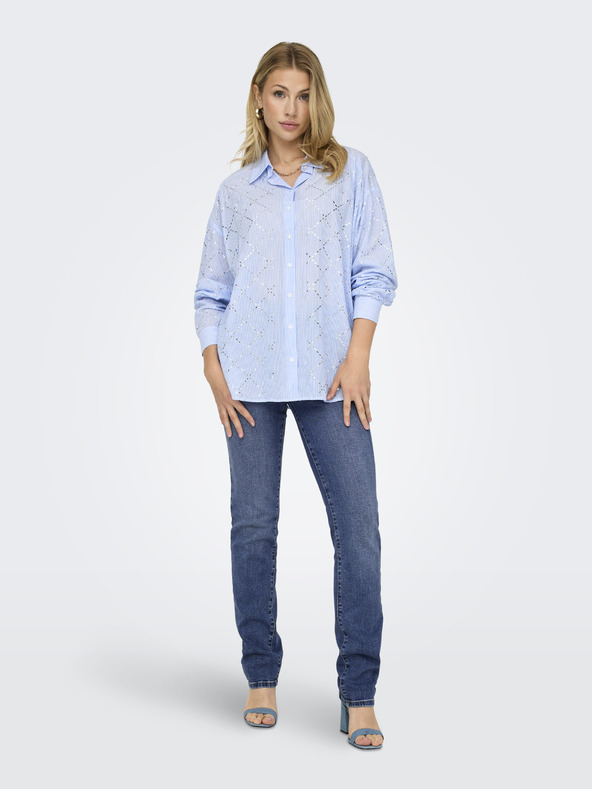 ONLY Modré dámské slim fit džíny ONLY Sui