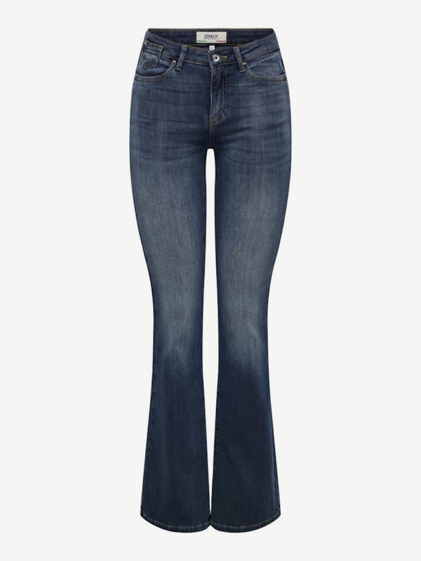 ONLY Tmavě modré dámské flared džíny ONLY Blush