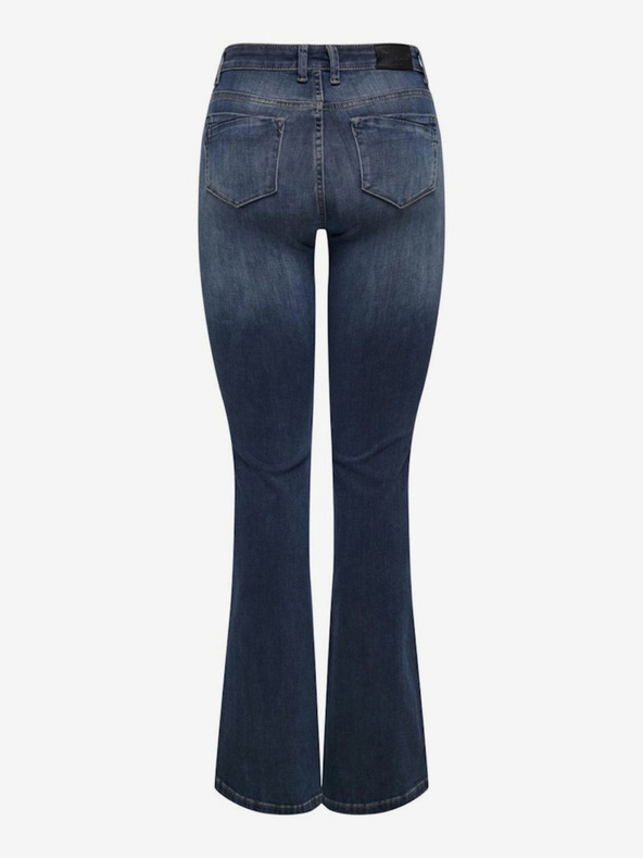 ONLY Tmavě modré dámské flared džíny ONLY Blush