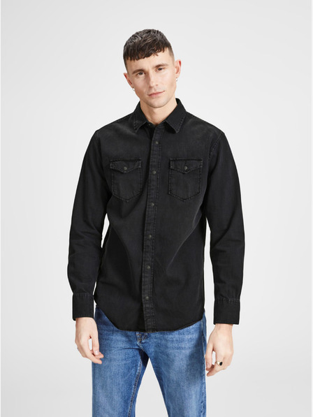 Jack & Jones Černá džínová košile Jack & Jones