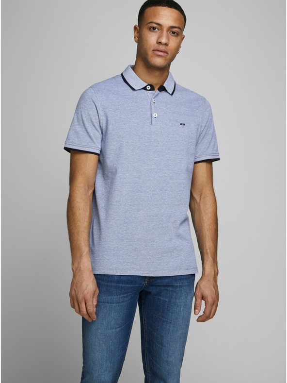 Jack & Jones Světle modré polo tričko Jack & Jones Paulos