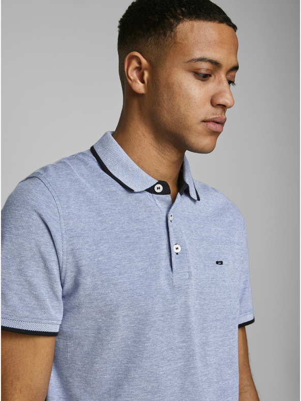 Jack & Jones Světle modré polo tričko Jack & Jones Paulos