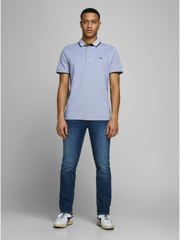 Jack & Jones Světle modré polo tričko Jack & Jones Paulos