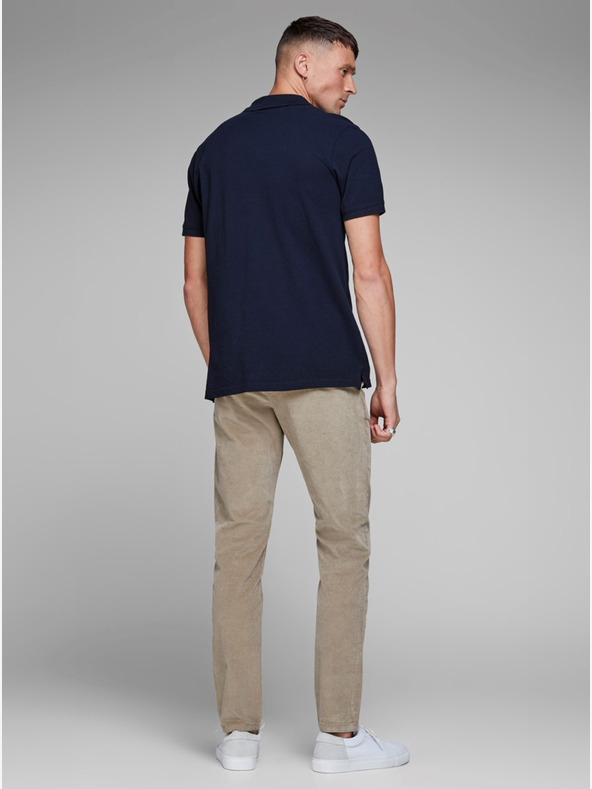Jack & Jones Modré basic polo tričko Jack & Jones