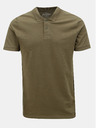 Jack & Jones Khaki polo tričko Jack & Jones