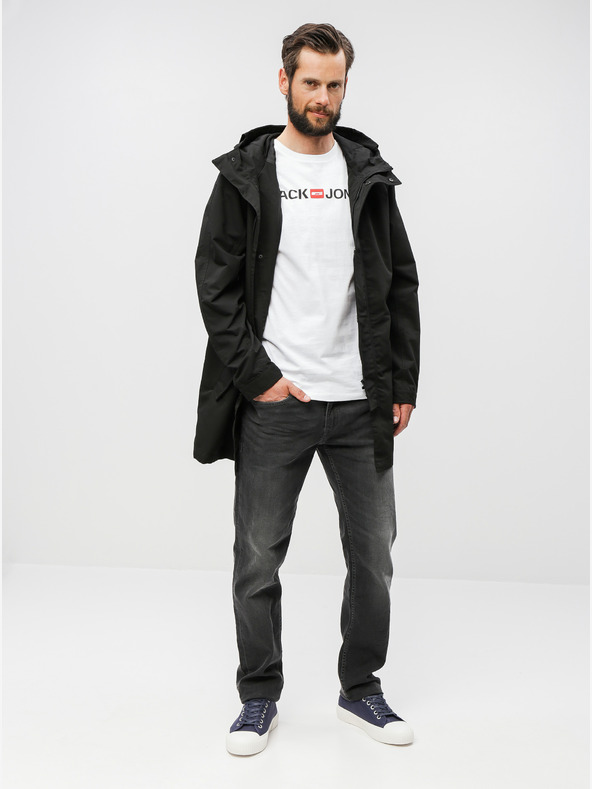 Jack & Jones Bílé tričko s potiskem Jack & Jones