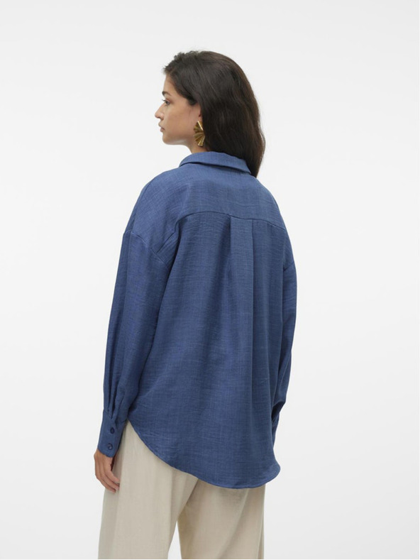 Vero Moda Modrá dámská košile Vero Moda Melaney