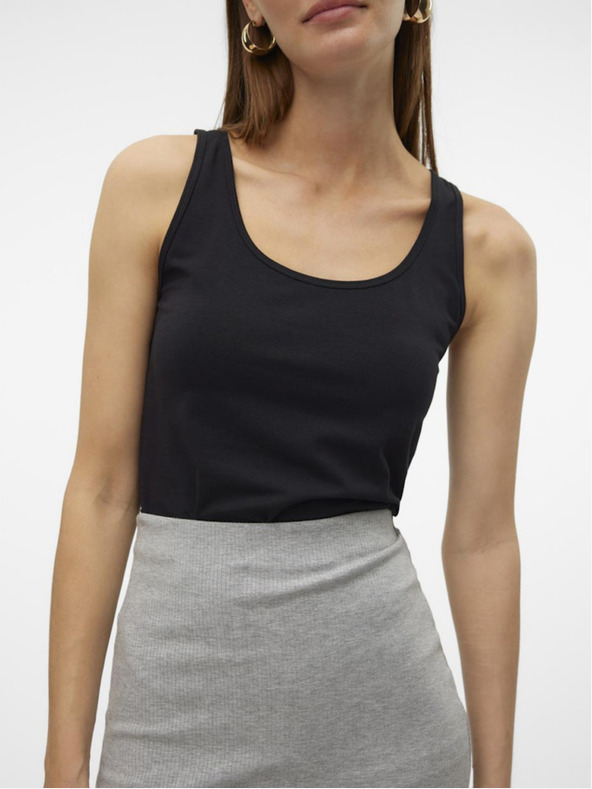 Vero Moda Černé dámské tílko Vero Moda Lulu
