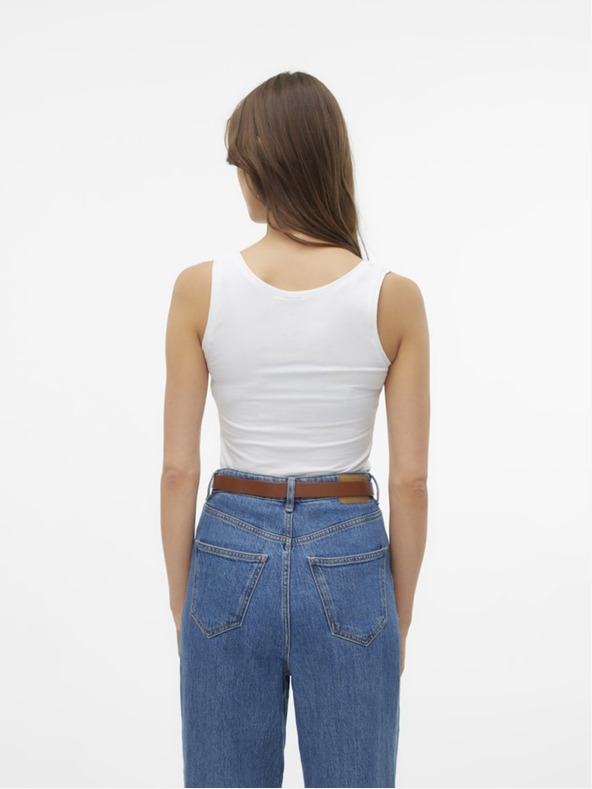 Vero Moda Bílé dámské tílko Vero Moda Lulu