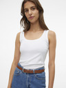 Vero Moda Bílé dámské tílko Vero Moda Lulu