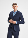 Jack & Jones Tmavě modré oblekové sako s příměsí vlny Jack & Jones Laris