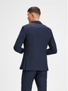 Jack & Jones Tmavě modré oblekové sako s příměsí vlny Jack & Jones Laris