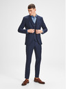 Jack & Jones Tmavě modré oblekové sako s příměsí vlny Jack & Jones Laris