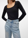 Vero Moda Černé dámské tričko Vero Moda Lulu