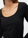 Vero Moda Černé dámské tričko Vero Moda Lulu