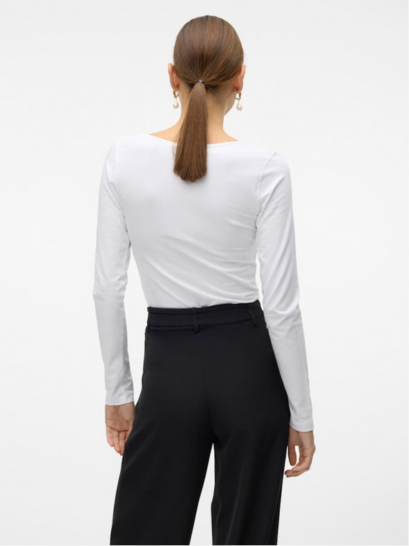 Vero Moda Bílé dámské tričko Vero Moda Lulu