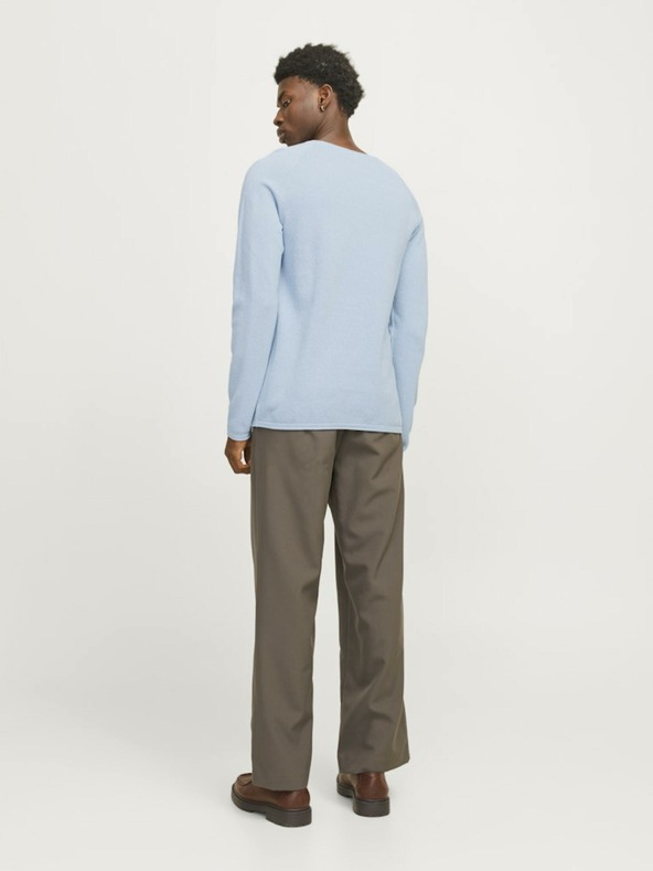 Jack & Jones Světle modrý pánský svetr Jack & Jones Hill