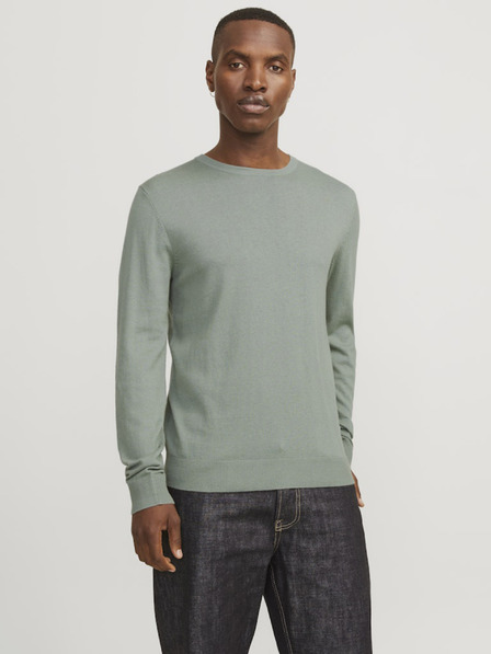 Jack & Jones Zelený pánský svetr Jack & Jones Emil