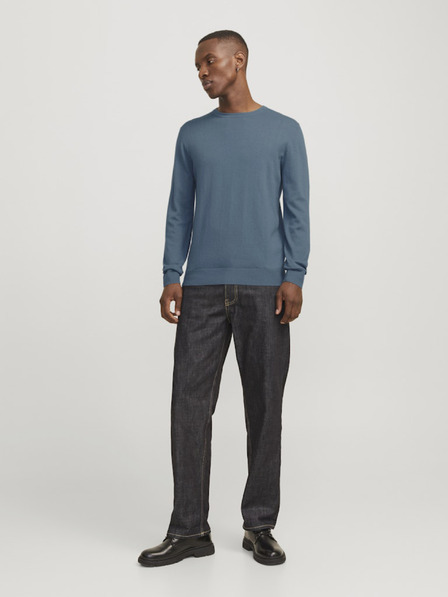 Jack & Jones Modrý pánský svetr Jack & Jones Emil