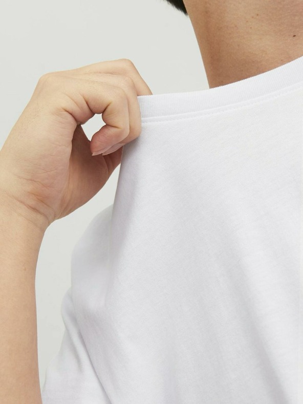 Jack & Jones Bílé pánské tričko Jack & Jones