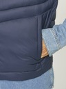 Jack & Jones Tmavě modrá pánská prošívaná vesta Jack & Jones