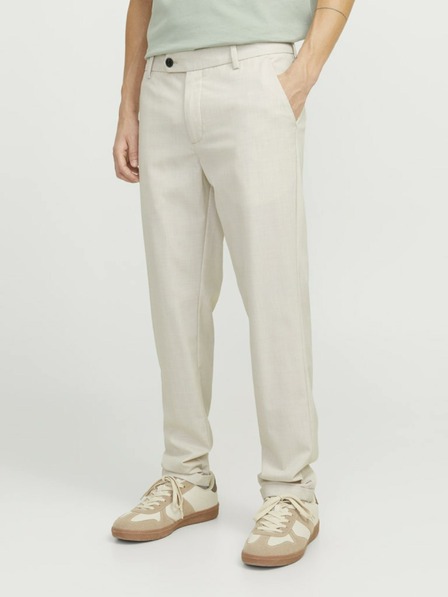 Jack & Jones Béžové pánské kalhoty Jack & Jones Marco
