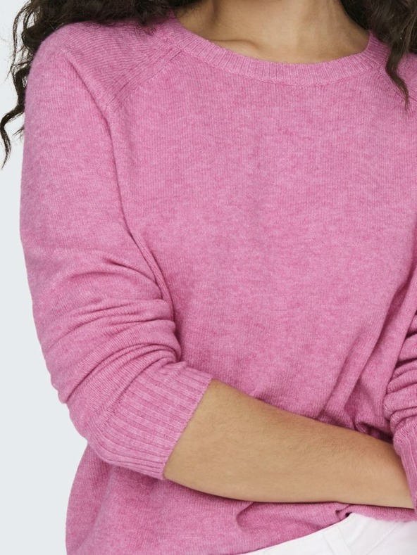 ONLY Růžový dámský svetr ONLY Lesly