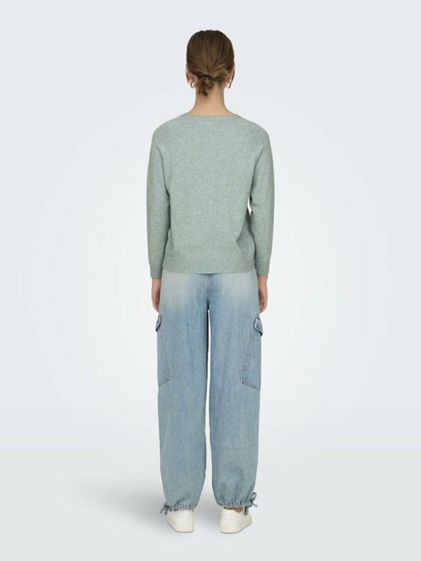 ONLY Zelený dámský svetr ONLY Lesly