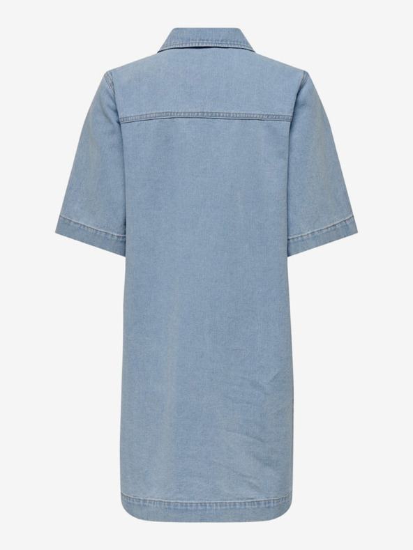 ONLY Světle modré dámské džínové košilové šaty ONLY Belle