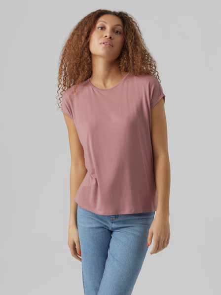 Vero Moda Růžové dámské tričko Vero Moda Ava