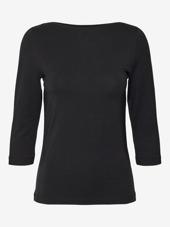 AWARE by VERO MODA Černé dámské tričko AWARE by VERO MODA Fiona