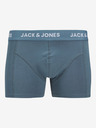 Jack & Jones Sada tří pánských modrých boxerek Jack & Jones