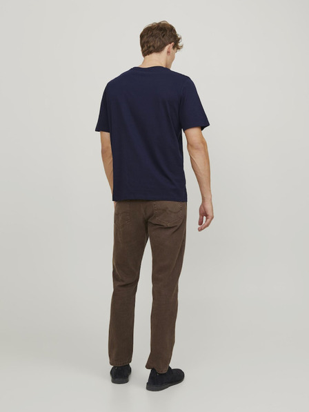 Jack & Jones Tmavě modré pánské tričko Jack & Jones Paulos