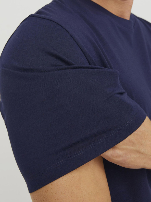 Jack & Jones Tmavě modré pánské tričko Jack & Jones Paulos