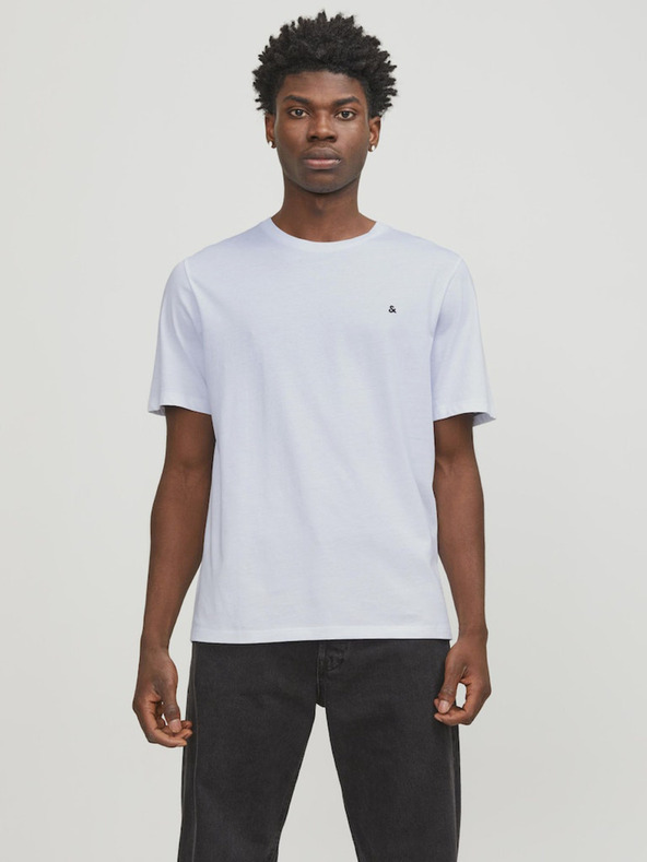 Jack & Jones Bílé pánské tričko Jack & Jones Paulos