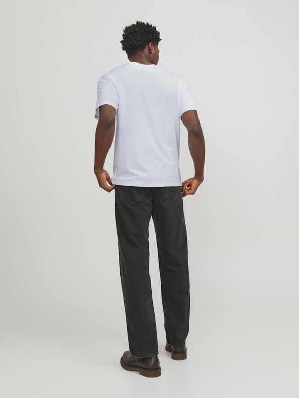 Jack & Jones Bílé pánské tričko Jack & Jones Paulos