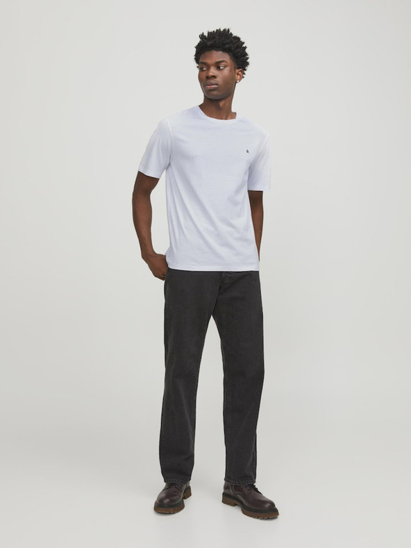 Jack & Jones Bílé pánské tričko Jack & Jones Paulos
