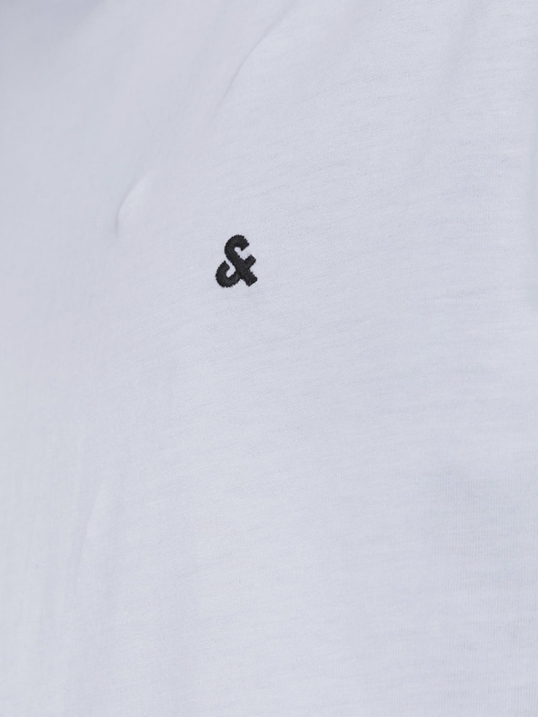 Jack & Jones Bílé pánské tričko Jack & Jones Paulos