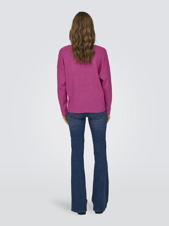 ONLY Růžový dámský svetr ONLY Rica