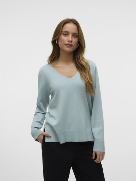 Vero Moda Zelený dámský svetr Vero Moda Silje